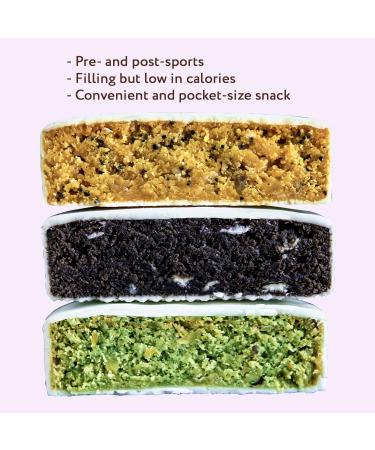 FitnesSHOCK Protein Brownie White Chocolate No Added Sugar 15%/7 5g Protein 233kcal Pre/Post Workout Snack - No Palm Oil Filling dietary fibre Soft Texture 9x50g - Variety pack Mix Box - Buy Online on GoSupps.com