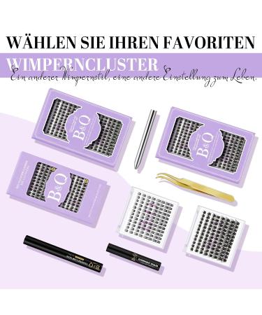 Eyelash Extensions Set B03+B - DIY Lash Extension Kit with 192 PCs Adhesive & Remover for Beginners - Buy Online on GoSupps.com