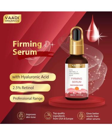 Skin Firming Serum with 2.5% Retinol & Hyaluronic Acid - 30ml | Anti-Aging Face Care for All Skin Types - International Shipping Available - Buy Online on GoSupps.com