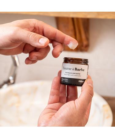 Zilber Hair & Beard Balm - 100% Natural Vegan Shea Butter & Organic Oils - 55ml Made in France - Buy Online on GoSupps.com