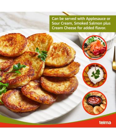 Telma Latkes Potato Pancake Mix - 2 Bags, 24 Pancakes - 170g x 1 Pack - Buy Online on GoSupps.com