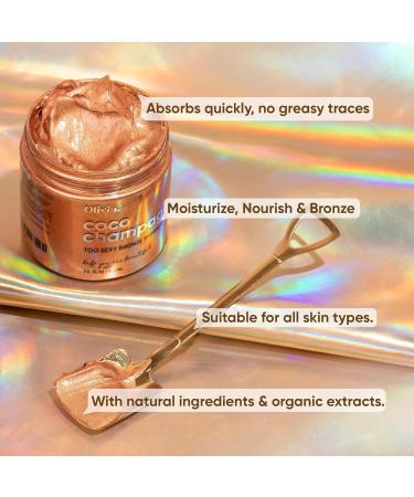 Olivia Body Bronze Shimmer by Coco Champagne - Glittery Non-Greasy Self Tanning Gel - Bronze Glow - 7.6 Fl Oz - Buy Online on GoSupps.com