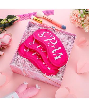 24 Pcs Rose Pink Spa Eye Mask Cover - Lightweight Blindfold for Girls Spa Party Favors - Buy Online on GoSupps.com