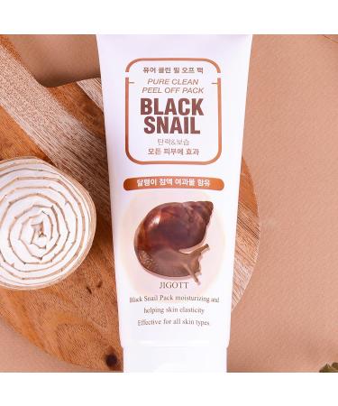 Pure Clean Peel Off Mask - Black Snail Extract for Glowing Skin | International Shipping Available - Buy Online on GoSupps.com