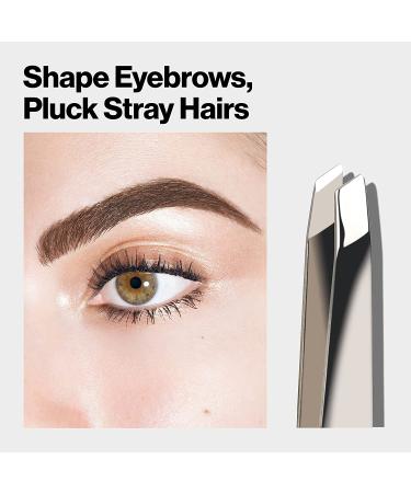 Revlon Slant Tip Tweezer - Precision Beauty Tool for Flawless Brows - Buy Online on GoSupps.com