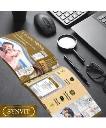 SYNVIT L-Lysine 1000mg (12 Month Supply) - 360 High Strength Tablets | Vegan Friendly | Essential Amino Acid - Buy Online on GoSupps.com