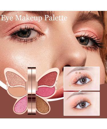  G n rique Eye Shadow Palette 6 Colors Makeup Eyeshadow Waterproof Matte and Shimmer Eye Shadow Glitter Highly Pigmented Colorful Eyeshadow Makeup Long-Lasting Eye Cosmetics for Women and Girls - Buy Online on GoSupps.com