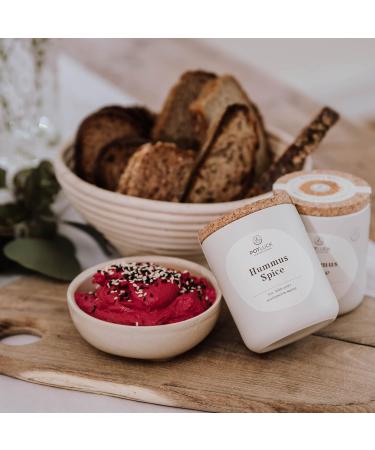 Potluck Hummus Spice Mix | Vegan Gluten-Free Ceramic Pot | 65g Natural Ingredients for Delicious Dips - Buy Online on GoSupps.com