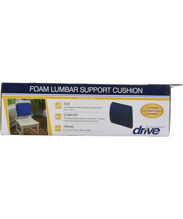 Drive Medical RTL1493COM Compressed Lumbar Cushion - Comfort & Support for Travel - Buy Internationally - Buy Online on GoSupps.com