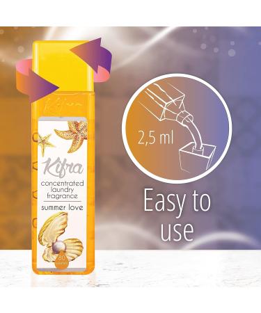 KIFRA SUMMER LOVE Concentrated Laundry Fragrance 200ml - 80 Washes - Buy Online on GoSupps.com