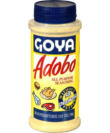 Goya Foods Adobo All Purpose Seasoning without Pepper, 28 Ounce (Pack of 12)