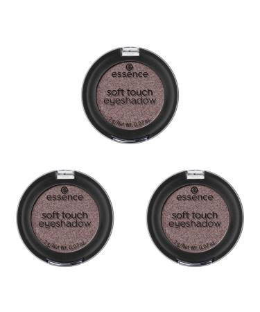 Essence Soft Touch Eyeshadow eyeshadow No. 03 Eternity gray immediate result long -lasting with vitamins color -intensive vegan nanoparticles free 3 Pack (3 x 2G)