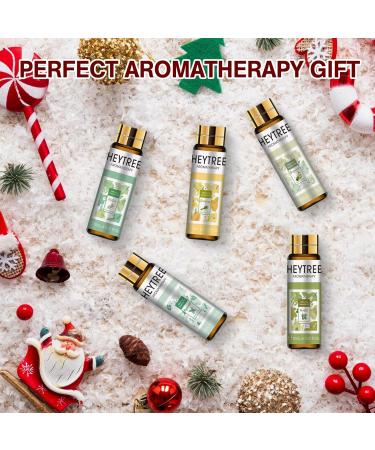 HEYTREE Essential Oils Set - 8 x 10ml Pure Natural Aromatherapy Oils - Lavender, Eucalyptus, Tea Tree, Vanilla, Peppermint, Lemongrass, Bergamot, Orange - Perfect Christmas Gifts - Buy Online on GoSupps.com