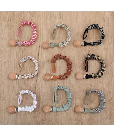 Xianzi Pacifier Chain for Boys & Girls | Cotton Dummy Clips & Holders for Newborns | Ideal Teething Accessory - Buy Online on GoSupps.com