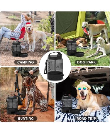 Portable Dog Water Bowl Dispenser - 77oz Travel Water Bottle for Dogs - BPA Free - Buy Online on GoSupps.com