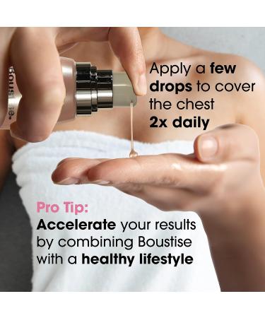 BOUSTISE Breast Enhancement Cream - Lift Firm & Volume | 12+ QuadraPLUMP Formula for Fuller Rounder Cleavage - 2.7 Oz - Buy Online on GoSupps.com