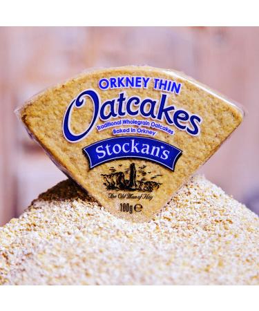 Stockans Oatcakes Gifting Tin - 2 x 3.5 oz Thin Oatcake Packs - 7 oz Tin - Buy Online on GoSupps.com