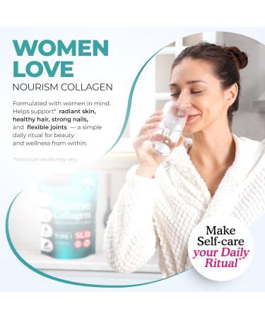 Nourism Marine Collagen Peptides Powder - Hydrolyzed Type I Wild-Caught Non-GMO Gluten-Free Unflavored Easy to Mix Drink for Healthy Hair Skin Joints & Nails 5 Lb - Buy Online on GoSupps.com