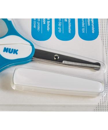 NUK Baby Nail Scissors - Safe & Precise 1pc Blue | Shop Now - Buy Online on GoSupps.com