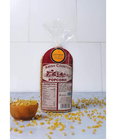 Amish Country Ladyfinger Popcorn Kernels - 1 lb Bag | Non-GMO & Gluten Free - Buy Online on GoSupps.com