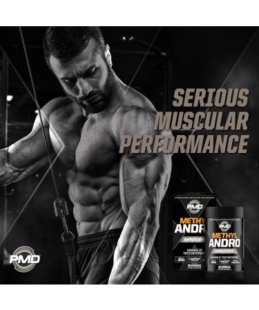 PMD Sports Methyl Andro with DHEA - Boost Testosterone for Lean Muscle & Strength | 90 Vegetarian Capsules - Dietary Supplement for Weightlifting & Workout Performance - Buy Online on GoSupps.com