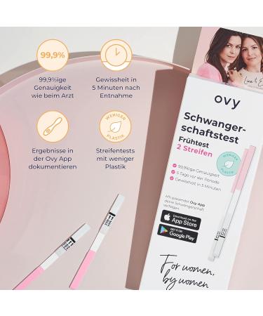 Ovy Pregnancy Early Test | 99.9% Accurate HCG Test Strips | Detect Pregnancy 5 Days Early - Buy Online on GoSupps.com