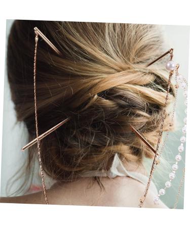Hairpin Hair Pins Hair Accessories Vintage Hair Pin Antique Hair Stick Chinese Hair Chopsticks Tassel Hair Stick Metal Chopsticks Double Chain Hair Stick China Zinc Alloy Hanfu - Buy Online on GoSupps.com