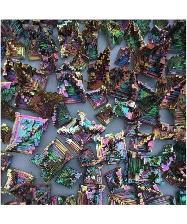 Natural Crystal Rough 1pc Random Shape Natural Quartz Crystals Pyramids Bismuth Ore Quartz Stone Raw Crystals Collection Ornaments Crafts (Size : About 20g) - Buy Online on GoSupps.com