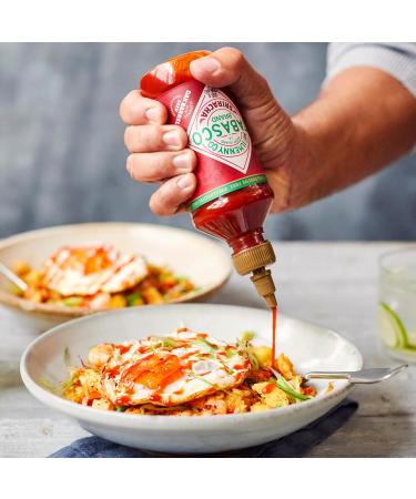 TABASCO Sauce d'Assaisonnement Sriracha Pack de 3 Bouteilles Squeeze 3 x 256ml Volume Total 768ml 17.5x6x18.5cm - Buy Online on GoSupps.com
