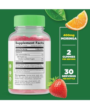 Lifeable Collagen & Biotin + Moringa Leaf Gummies Bundle - Great Tasting Vitamin Supplement Gluten Free GMO Free Chewable Gummy - Buy Online on GoSupps.com