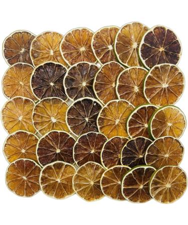 Dried Lime Slices - Premium Dehydrated Cocktail Garnishes - 35 Servings (50g Approx) - Buy Online on GoSupps.com