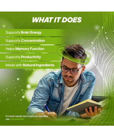 NutraVibe Mind Hero Capsules - Brain Supplement and Memory Support | MindHero Pills for Daily Focus and Performance All-Natural Ingredients Easy-to-Swallow Official Reviews (60 Capsules) - Buy Online on GoSupps.com