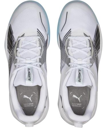 PUMA Unisex Eliminate Power Nitro II Hallenturnschuh - 42 EU | Puma White Puma Black Nitro Blue - International Shipping Available - Buy Online on GoSupps.com