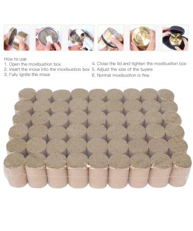 Natudeco 54-Piece Moxa Stripes - Premium Chinese Traditional Moxa Column for Home Care - Thickened Wormwood Stripes for Comfort - Buy Online on GoSupps.com