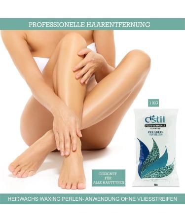 Dstil Aloe Vera Wax Wachsperlen 1kg - Professional Body Hair Removal Waxing Without Strips | International Shipping - Buy Online on GoSupps.com