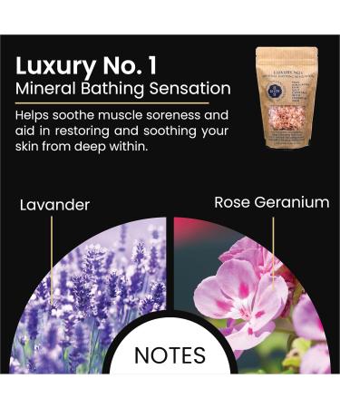 Edinburgh Skincare Co. Luxury Pink Himalayan Bath Salts - Promotes Muscle Relaxation, Relieves Stress, Restores Skin - Infused with Essential Oils - Buy Online on GoSupps.com