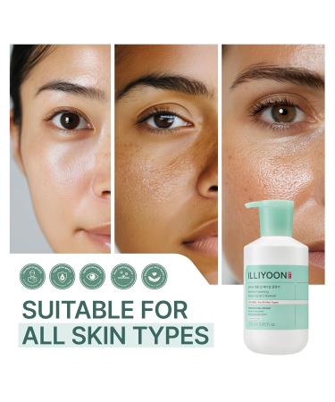 Illiyoon Gentle Deep Facial Cleanser | Low pH Gel-to-Foam Face Wash for Sensitive Skin Hydrating Gel Cleanser & Daily Makeup Remover Korean Skincare 8.45 fl.oz. - Buy Online on GoSupps.com