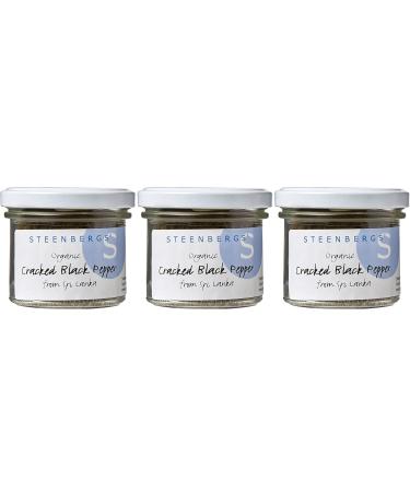 Steenbergs Organic Cracked Black Pepper Standard 47g 1 - Buy Online on GoSupps.com