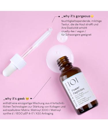 Geek&Gorgeous 101 Power Peptides 30 ml - Buy Online on GoSupps.com