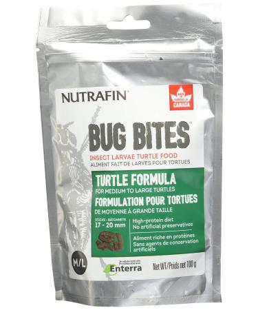 Nutrafin Bug Bites Turtle Formula Medium to Large Turtles 17-20 mm - 100 g (3.5 oz)