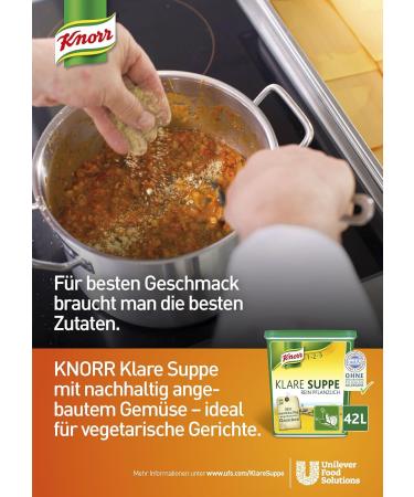Knorr Clear Soup Vegetable - 5kg Pack | Purely Vegetable Instant Soup for International Shipping - Buy Online on GoSupps.com