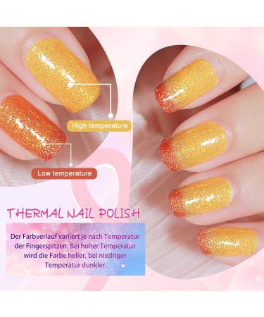 Vernis ongles base d'eau - Rouge nacr - Longue dur e - Vernis ongles base d'eau - Pour bricolage - temp rature contr l e par la temp rature - Changement de couleur - Pas de lampe UV - Pour - Buy Online on GoSupps.com