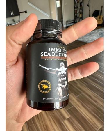 Immortal Sea Buckthorn Capsules Ancient Power Modern Vitality for Men and Women with Omega 3 6 7 9 and Antioxidants for Radiant Skin Energy & Immune Support. - Buy Online on GoSupps.com