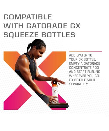 Gatorade Gx Hydration System - Glacier Cherry Flavor | Non-Slip Squeeze Bottles & Concentrate Pods - Buy Online on GoSupps.com