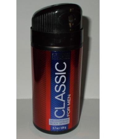 Bath & Body Works Signature Collection Classic for Men Deodorant Body Spray (3.7 Oz)