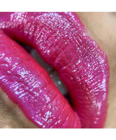 UNICORN SNOT Liquid Metal Lip Paint - Intense Pigment, Non-drying, Long-lasting Metallic Top Coat Lip Color - Gluten Free, Vegan & Cruelty-free Waterproof Lip Makeup - GLOW (Alpha Pink) - Buy Online on GoSupps.com