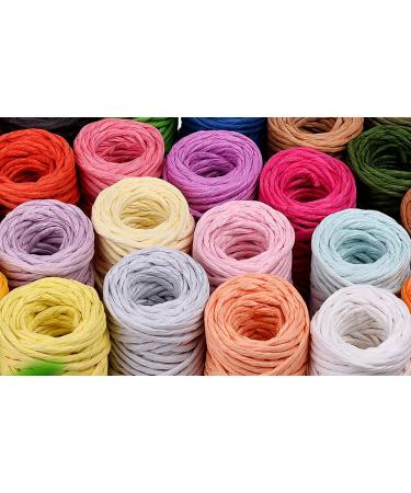 Colorful Raffia Stripes Paper String for Wedding Decor & DIY Crafts - 15.31 Yards - Buy Online on GoSupps.com