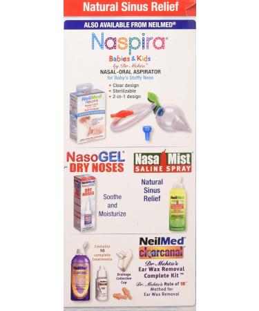Sinus Rinse Adult Bottle Kit 8 Oz - Clear Sinus Congestion Quickly - Buy Online on GoSupps.com