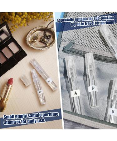 FANDAMEI Mini Spray Bottle Set - 10 Pack 5ml Clear Plastic Fine Mist Refillable Perfume Atomizers for Travel - Small Empty Sample Containers - Buy Online on GoSupps.com