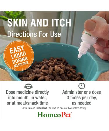 HomeoPet Skin and Itch Support for Pets - 15ml - Buy Online on GoSupps.com